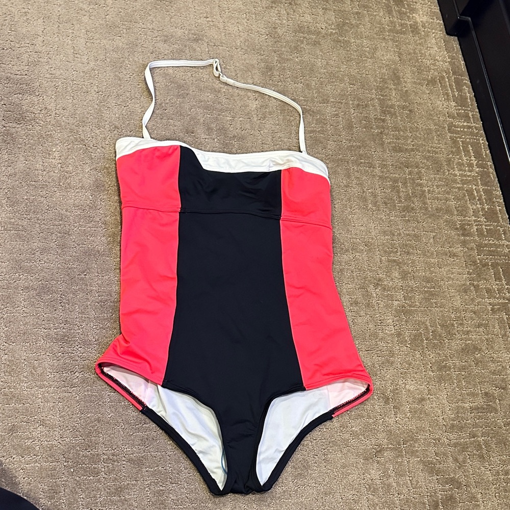 NWT Kate Spade Color block One Piece Swimsuit $142